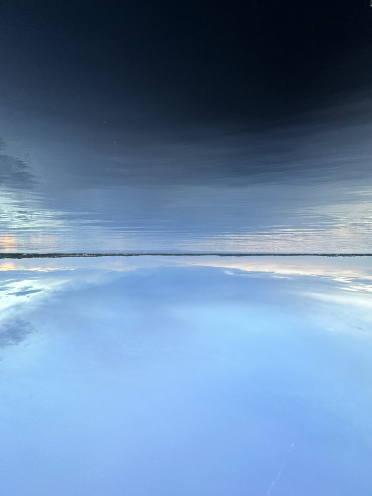 Dusk over the Inn's jetty on Lake Minneola